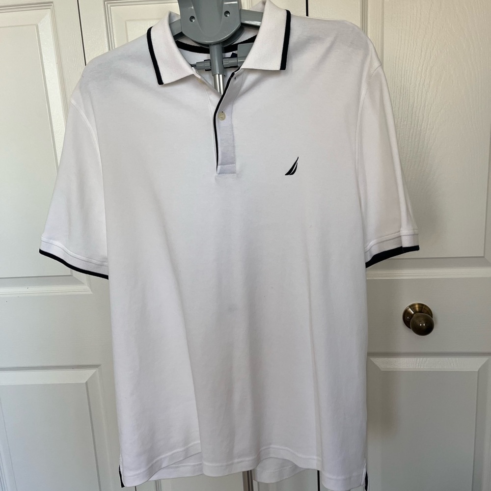 Nautica White Polo